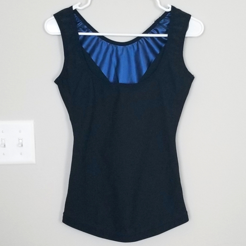 Black Sweat Shaper Tank Top Size Small Medium